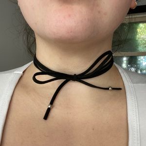 Black Velvet Bow Choker